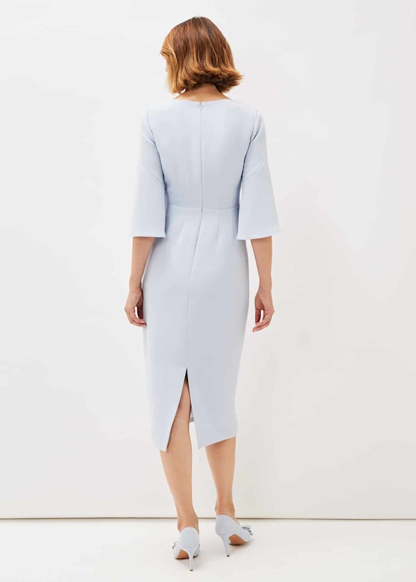Layla Bow Detail Fitted Dress