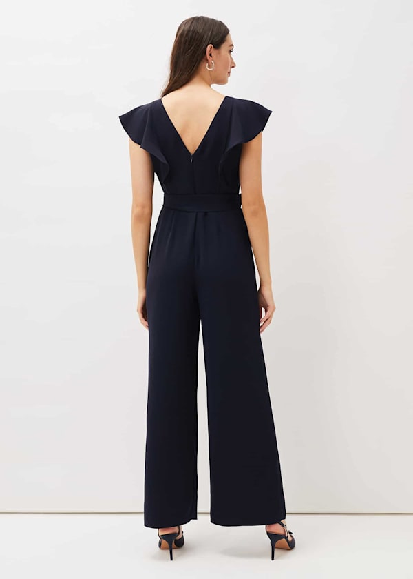 Bridie Frill Bodice Wide Leg Jumpsuit