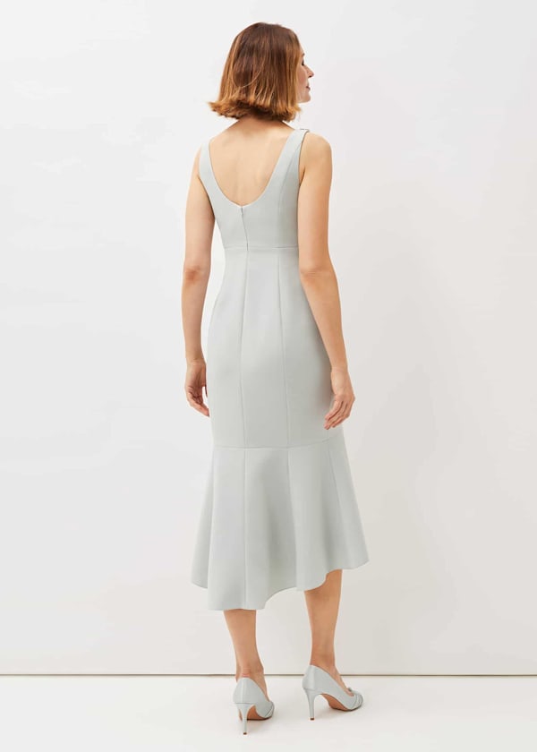 Nia Embellished Scuba Dress