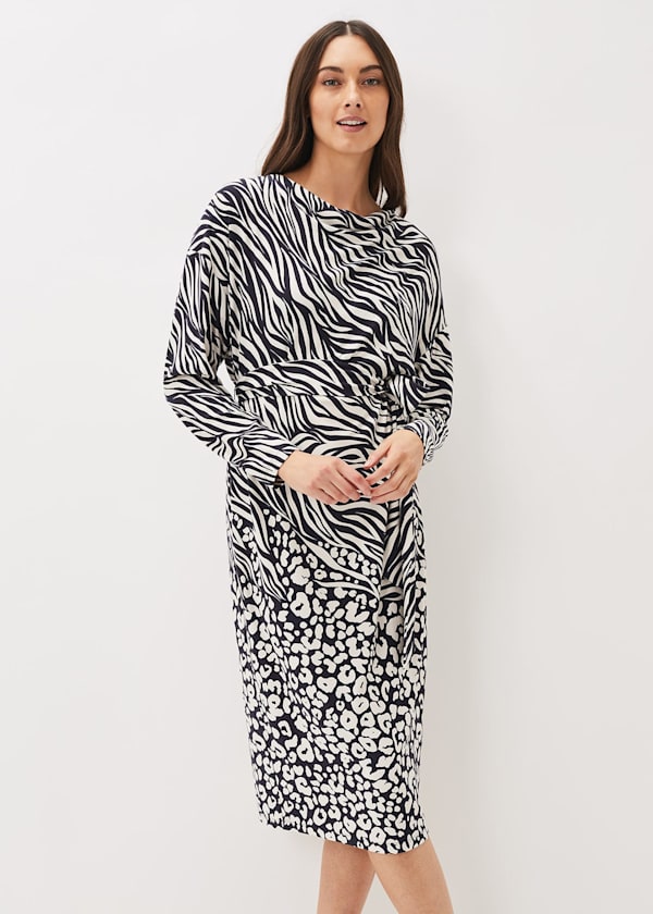 Kora Animal Print Dress