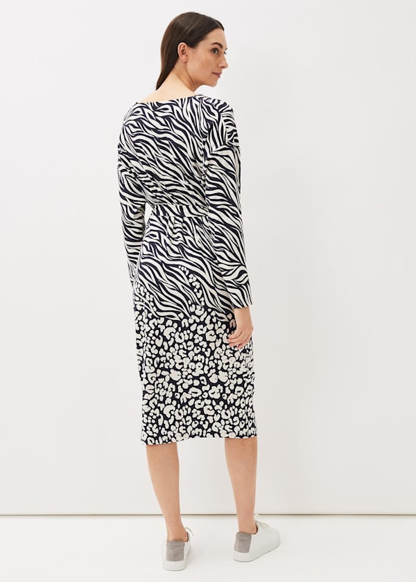 Kora Animal Print Dress