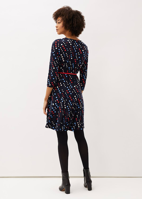 Marya Spot Jersey Dress