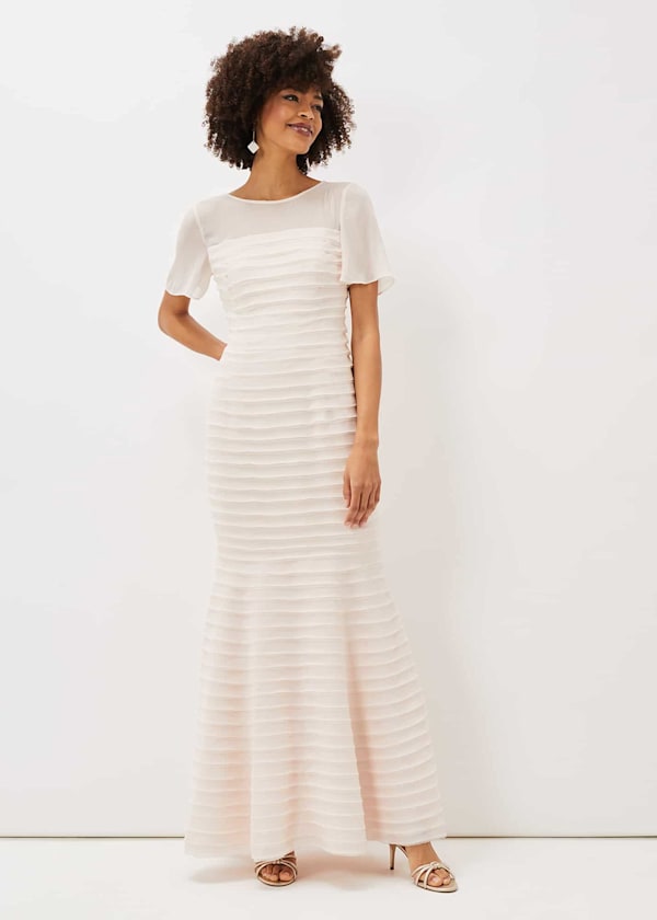 Ivanka Layered Fishtail Dress