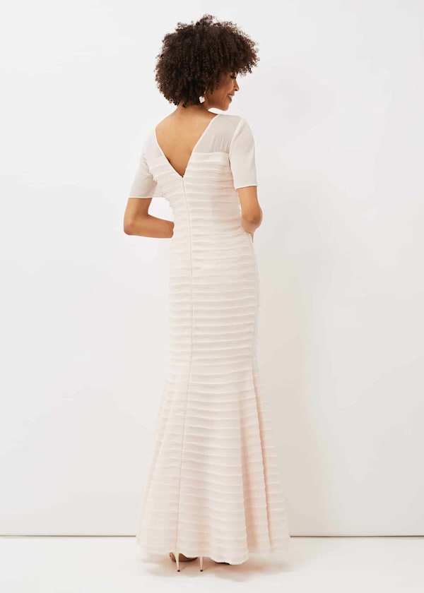 Ivanka Layered Fishtail Dress