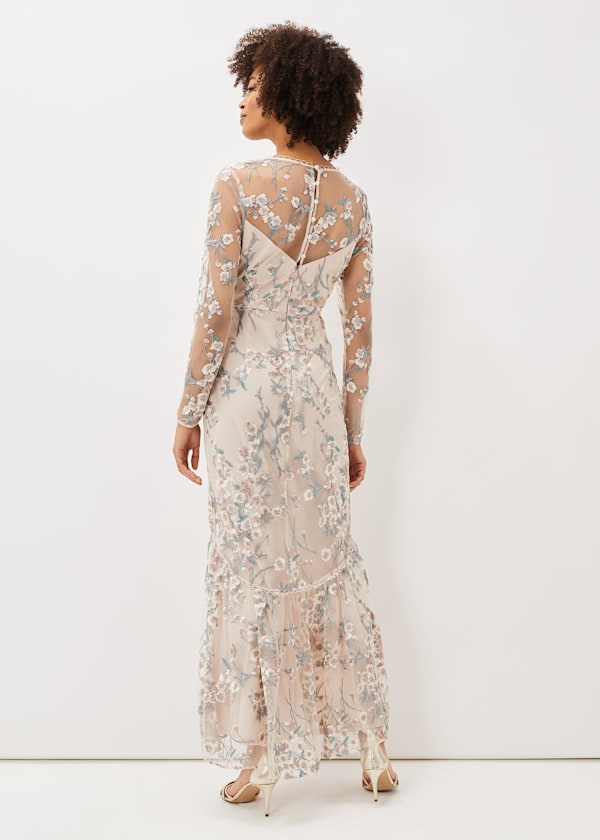 Trisha Embroidered Maxi Dress