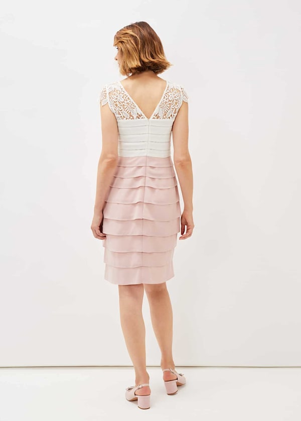 Faith Contrast Fitted Dress