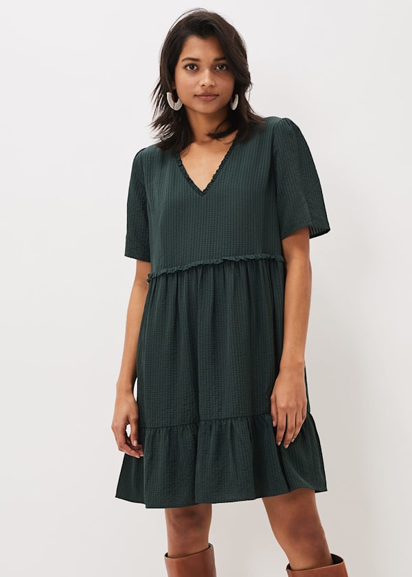 Likita Textured Swing Dress