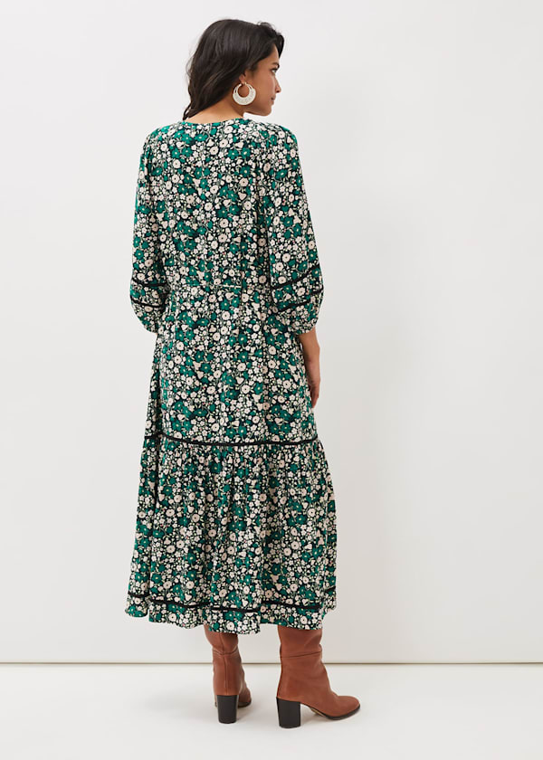 Ava Floral Midaxi Dress