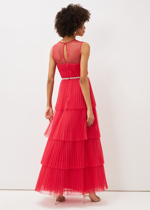 Tulisa Tulle Maxi Dress
