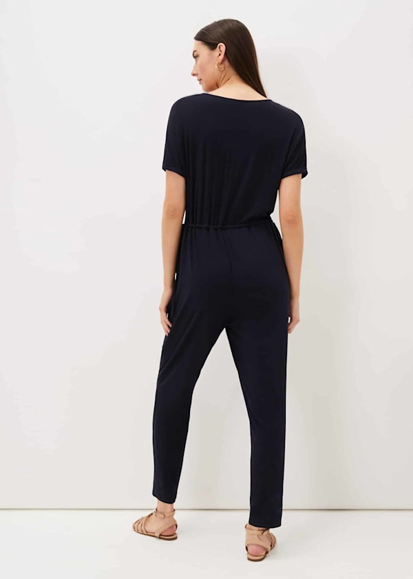 Lyla Jersey Wrap Front Jumpsuit