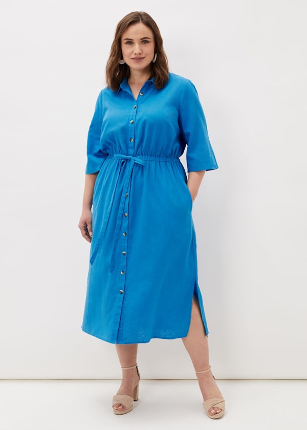 Marlene Tie Shirt Dress