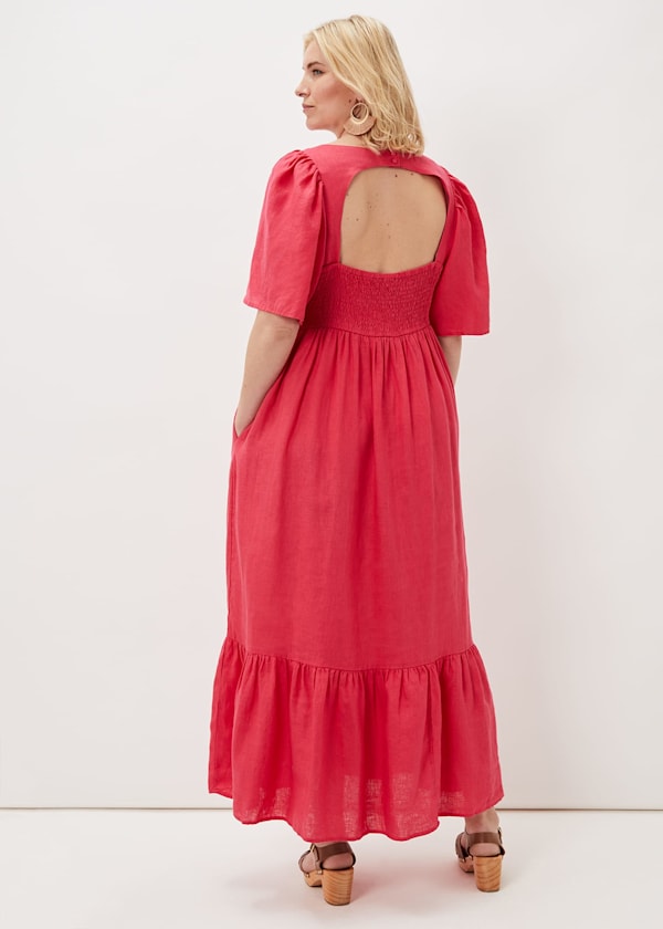 Emaline Linen Maxi Dress