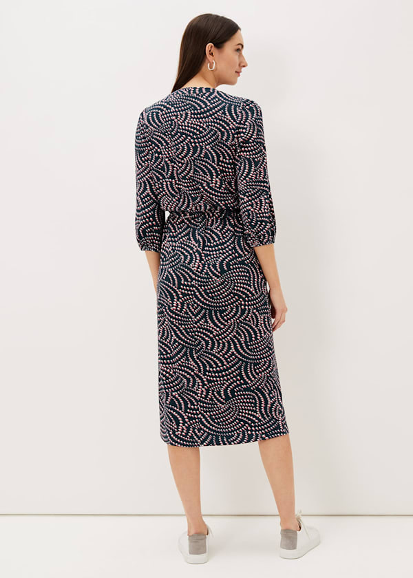 Grace Geo Tile Print Dress
