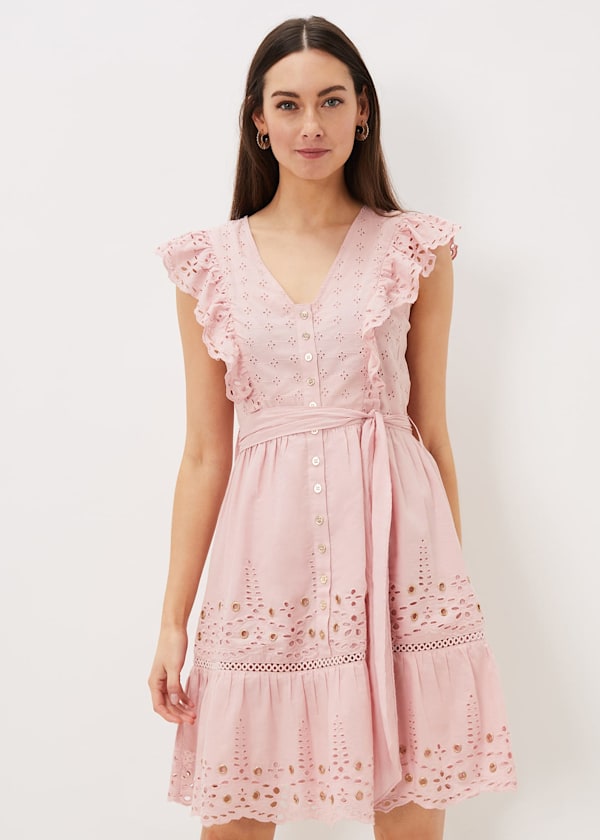 Illa Broderie Tea Dress