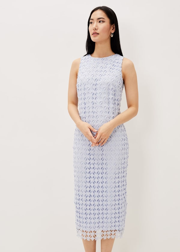 Novah Lace Midi Dress