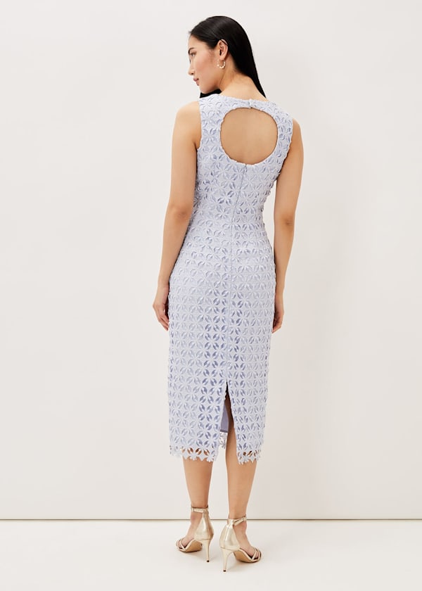 Novah Lace Midi Dress