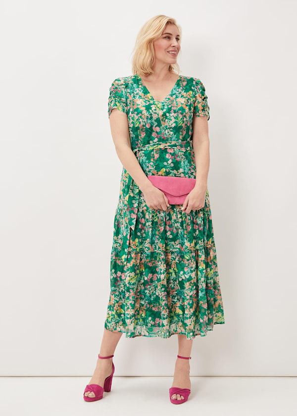 Morven Printed Tiered Dress