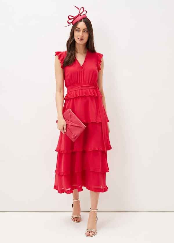 Josephina Tiered Midi Dress