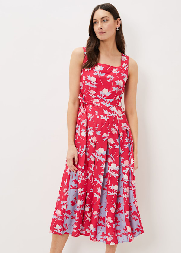 Antonella Print Fit And Flare Dress