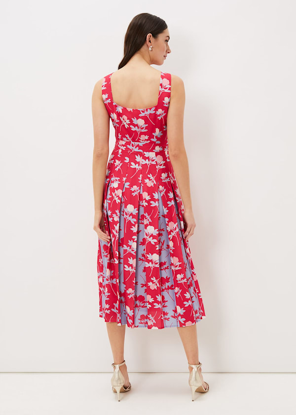 Antonella Print Fit And Flare Dress