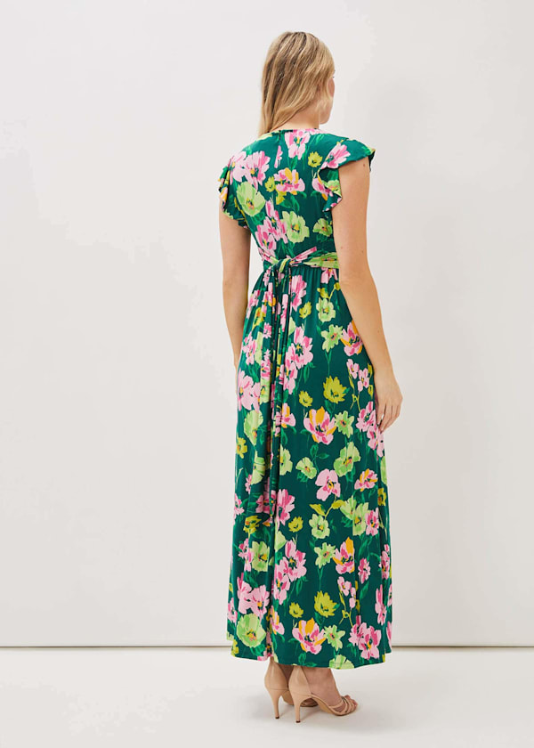 Effie Floral Jersey Maxi Dress