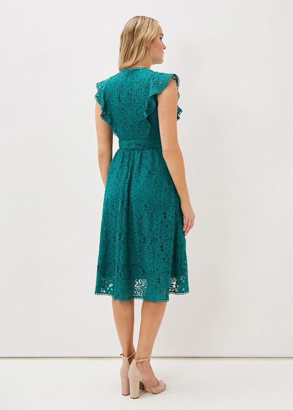 Priya Lace Frill Dress