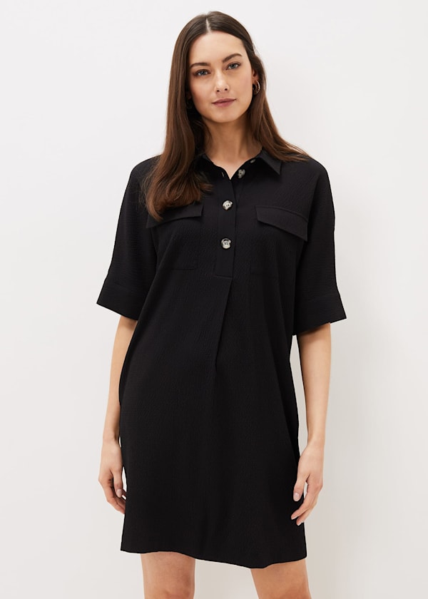 Faye Textured Tunic Dress