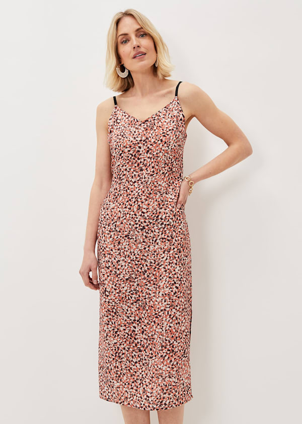 Ellerie Printed Slip Dress