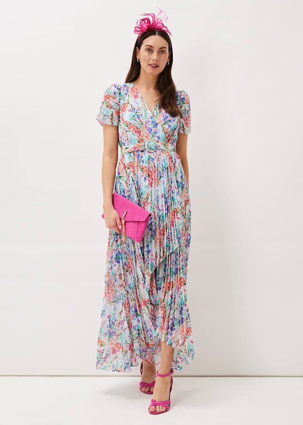 Cleo Printed Dress Outfit