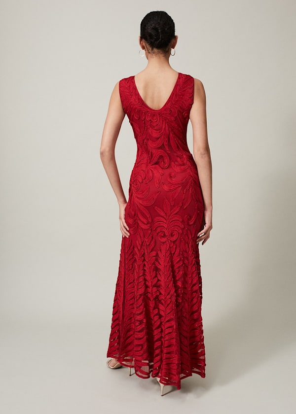 Marigold Tapework Maxi Dress