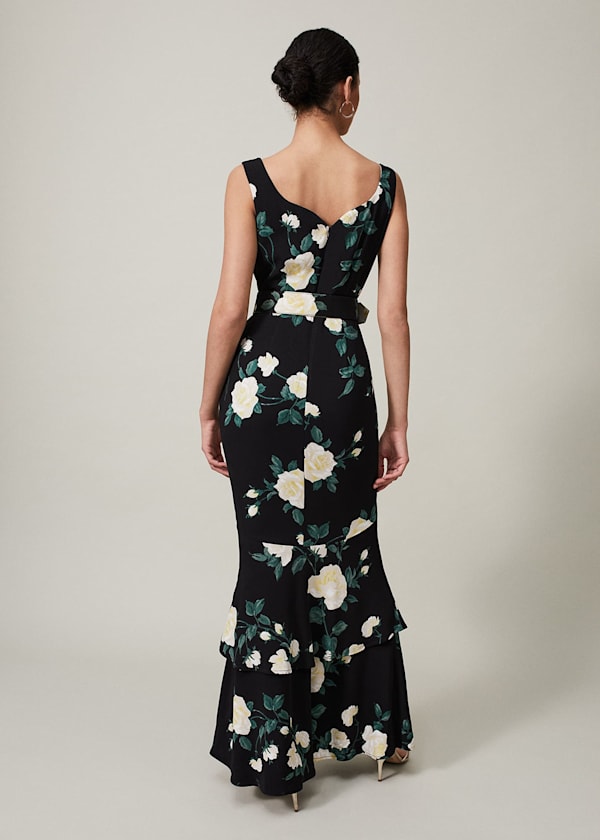 Jazmina Belted Tiered Dress