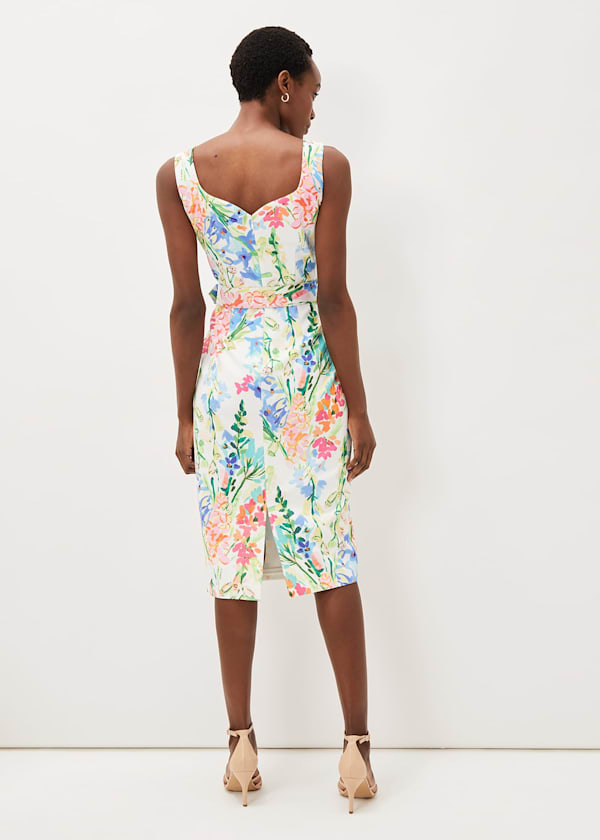 Serina Floral Midi Dress