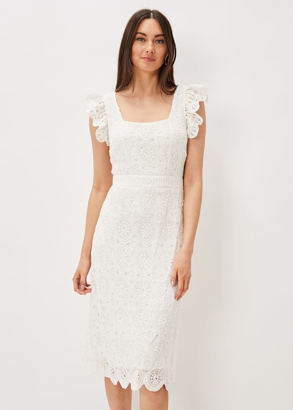 Tamari Crochet Knit Dress