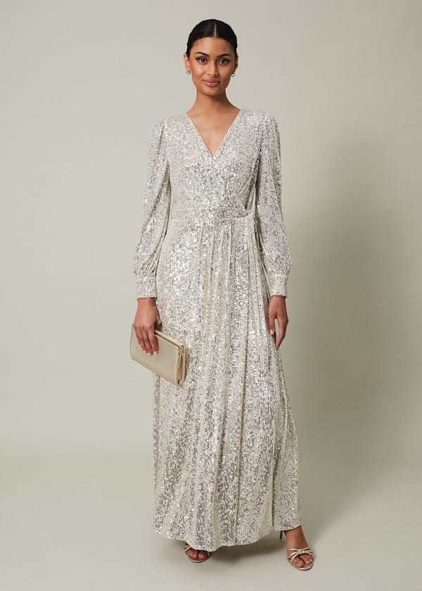 Amily Sequin Maxi Dress