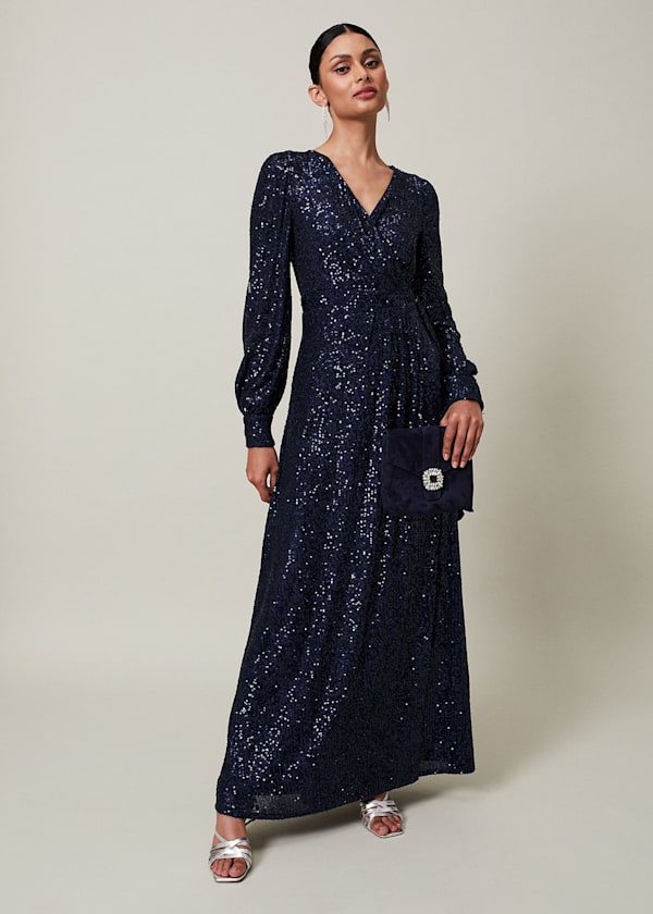 Amily Sequin Maxi Dress