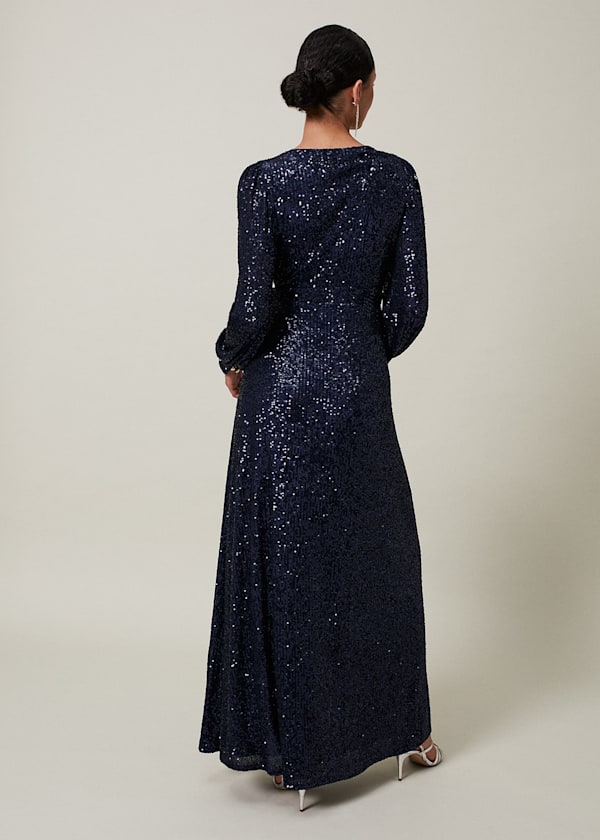 Amily Sequin Maxi Dress