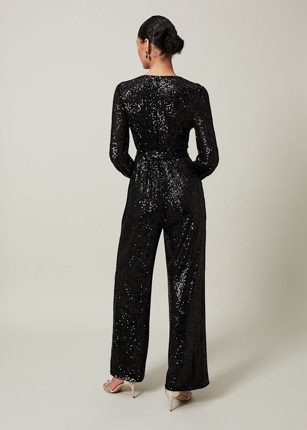 Alessandra Sequin Jumpsuit