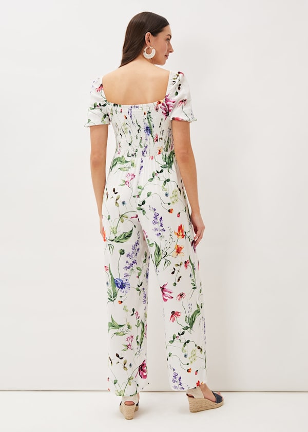 Zaylah Shirred Waist Jumpsuit