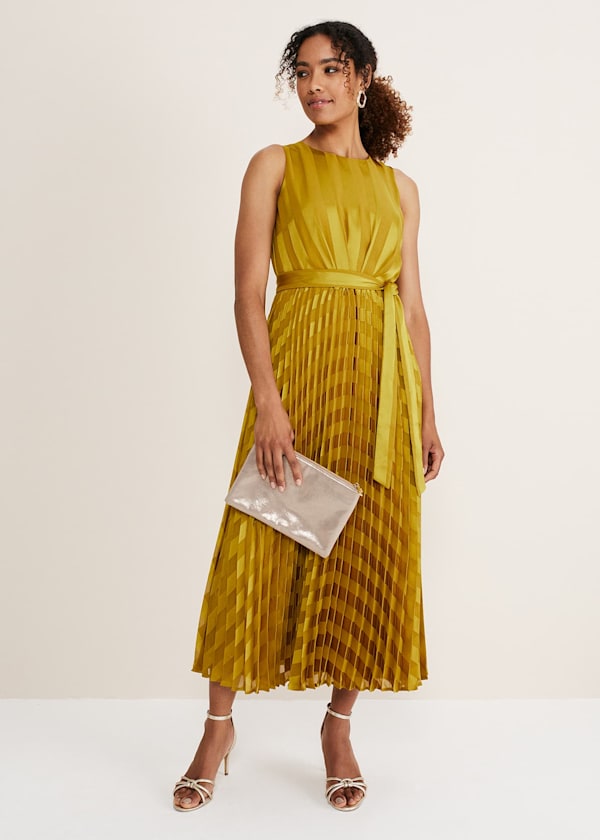 Beverley Jacquard Stripe Midaxi Dress