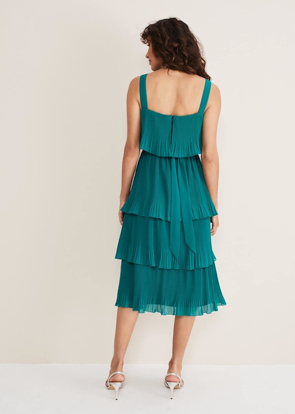 Arria Tiered Midi Dress