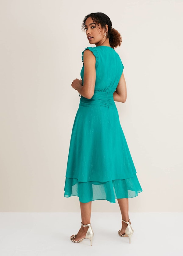 Cressinda Ruched Midi Dress