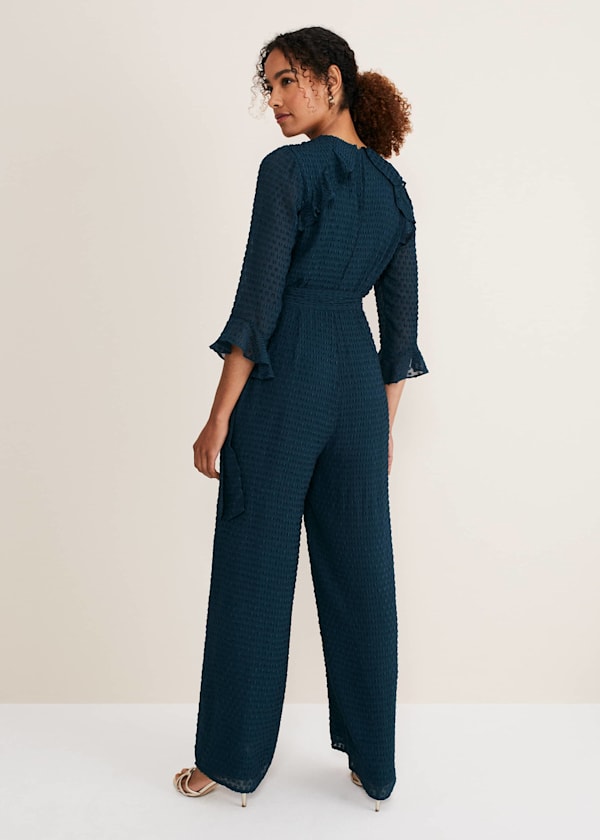 Hattie Wrap Wide Leg Jumpsuit