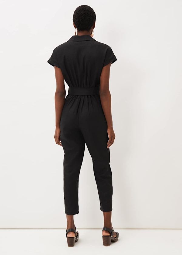 Spencer Linen Wide Leg Jumpsuit