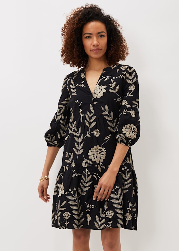 Gina Embroidered Dress