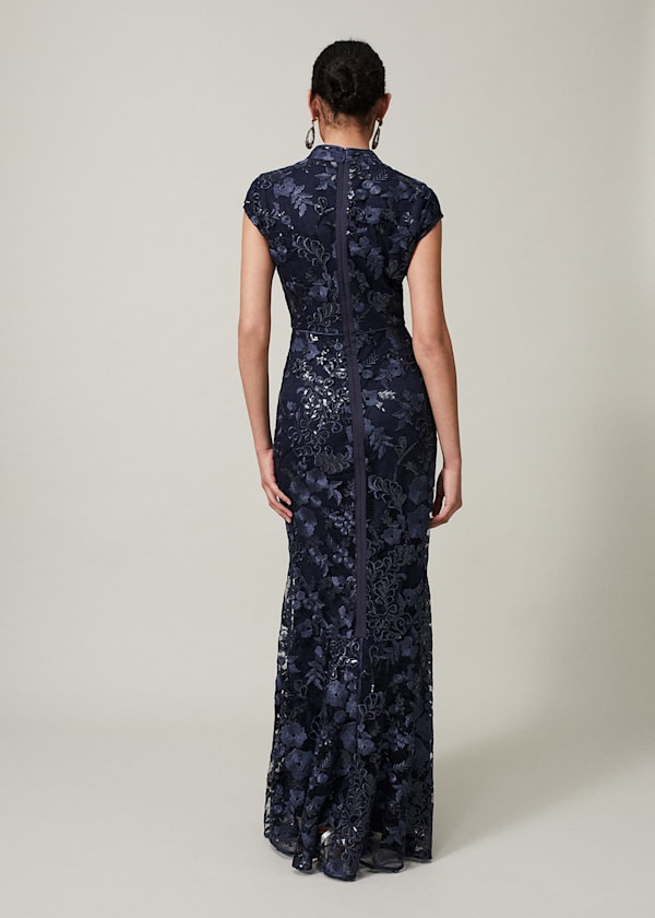 Sofia Embroidered Sequin Dress