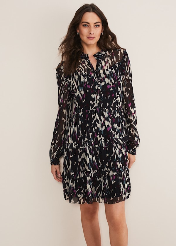 Millicent Print Tiered Dress