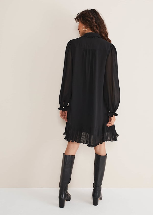 April Pleat Dress