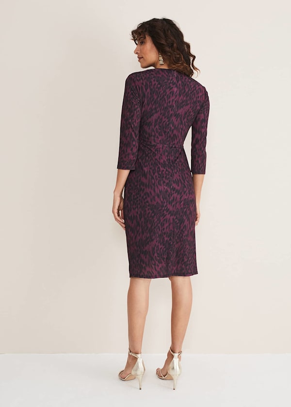 Nieve Leopard Print Dress