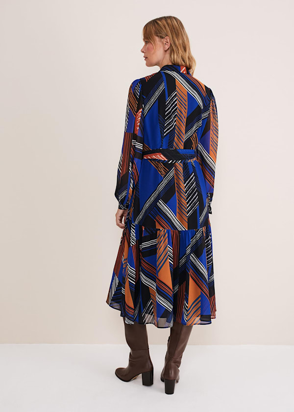 Chantilly Chiffon Shirt Dress