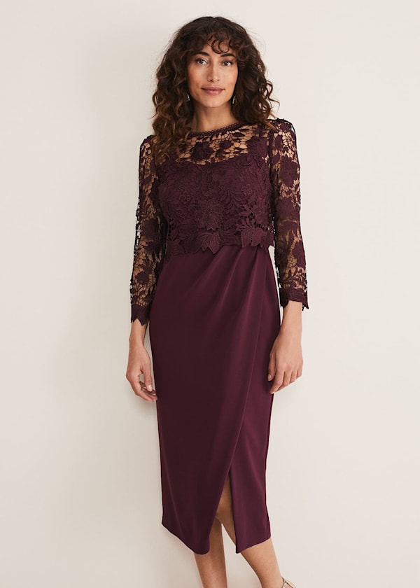 Adeline Double Layer Lace Dress